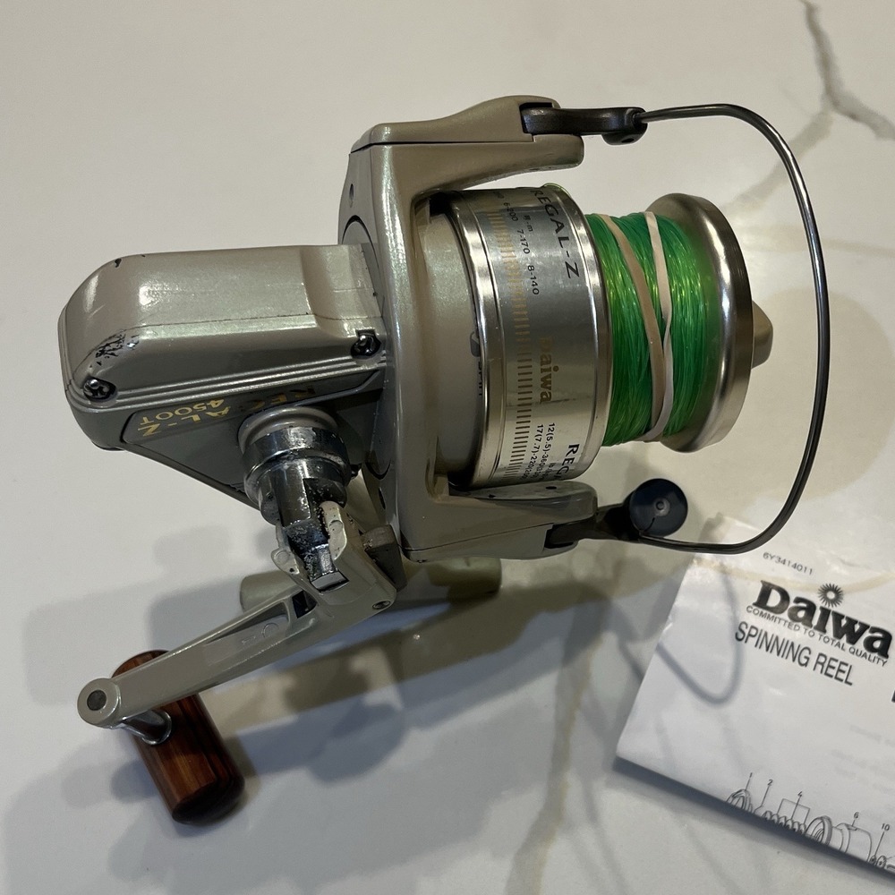 Daiwa Regal Z 4500T Spinning Reel Super Metal Body Wood Handle Twist Buster